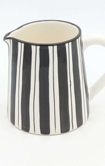 Kanna -Randig Svart lin-12cm Kanna -Randig Svart lin-12cm