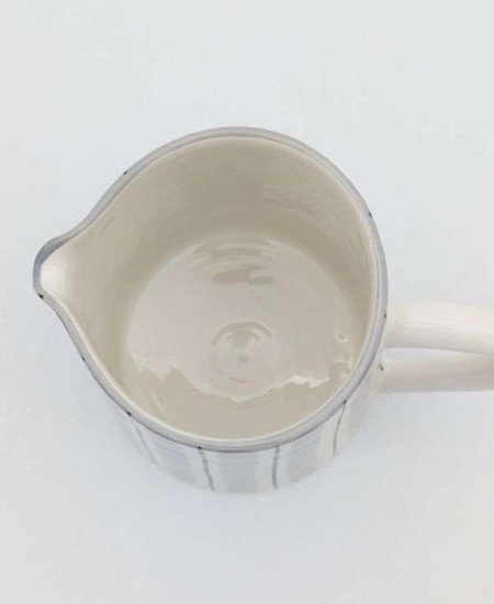 Kanna -Randig Grå lin-12cm