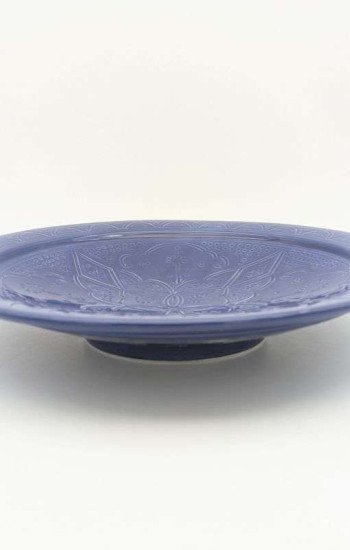 Keramik Fat - Grave Blå Ø 35cm Keramik Fat - Grave Blå Ø 35cm