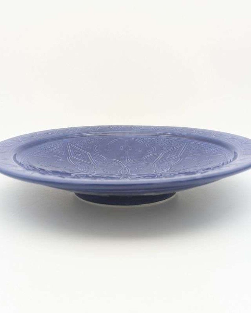 Keramik Fat - Grave Blå Ø 35cm Keramik Fat - Grave Blå Ø 35cm