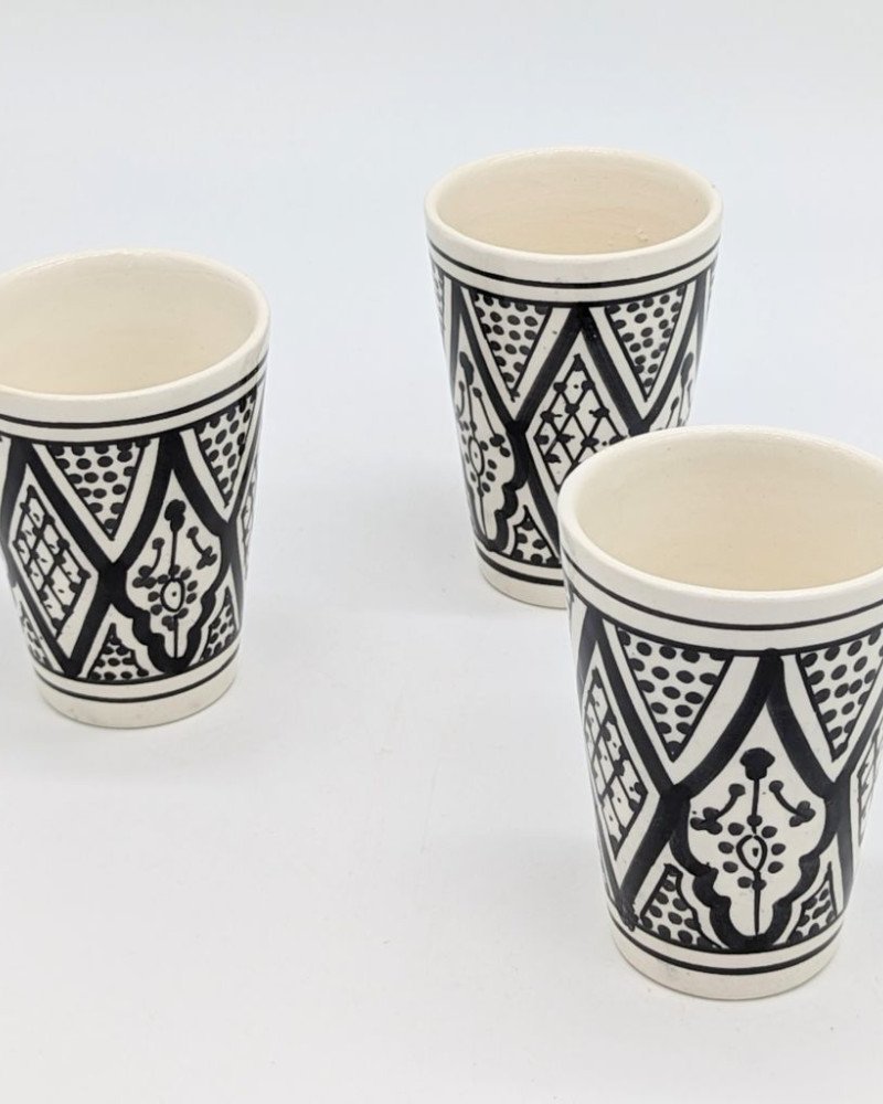 Stor keramik Mugg Mönstrade