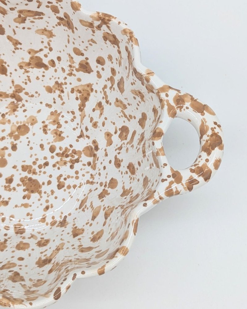 Skål med handtag -Brun Skål med handtag -Brun