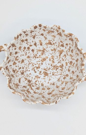 Skål med handtag -Brun Skål med handtag -Brun