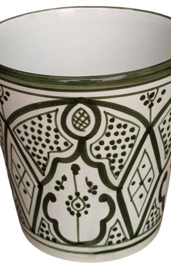 Mellan Blomkruka Mönstrade Grön 16cm