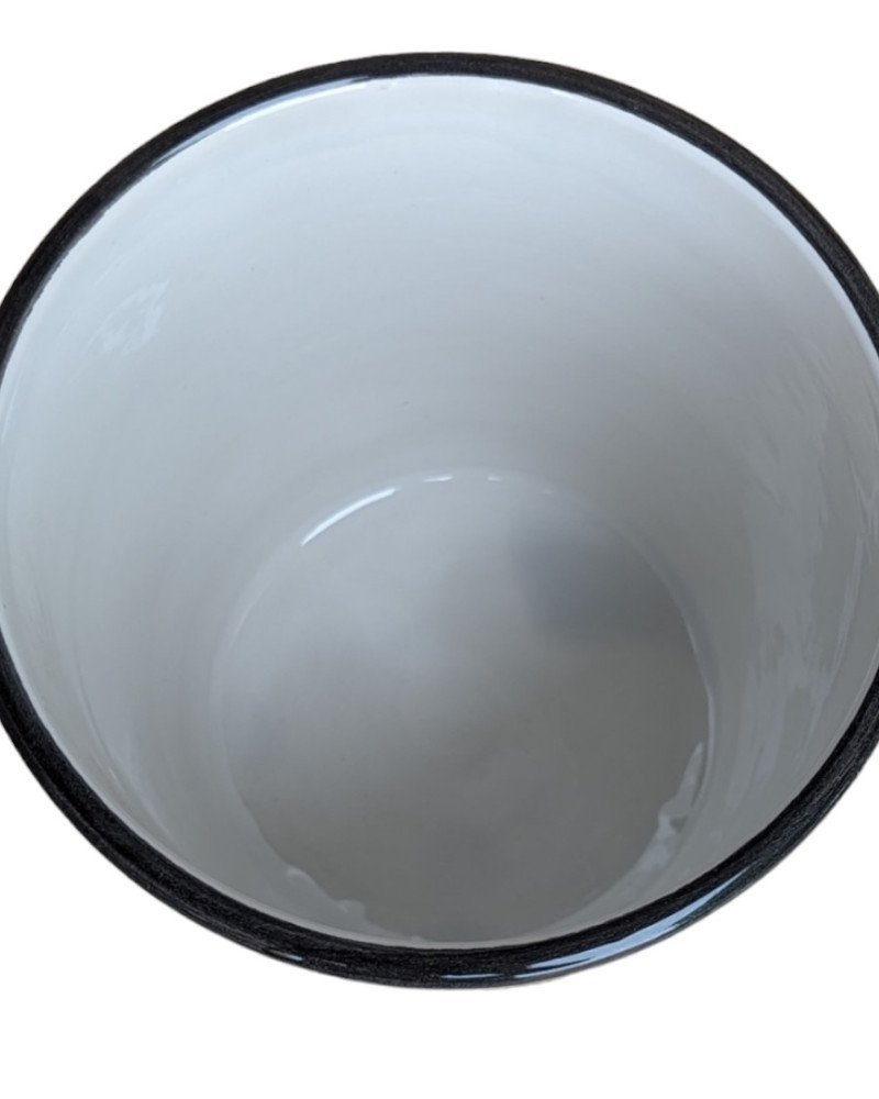 Små Blomkruka Svart 13cm