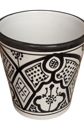 Små Blomkruka Svart 13cm