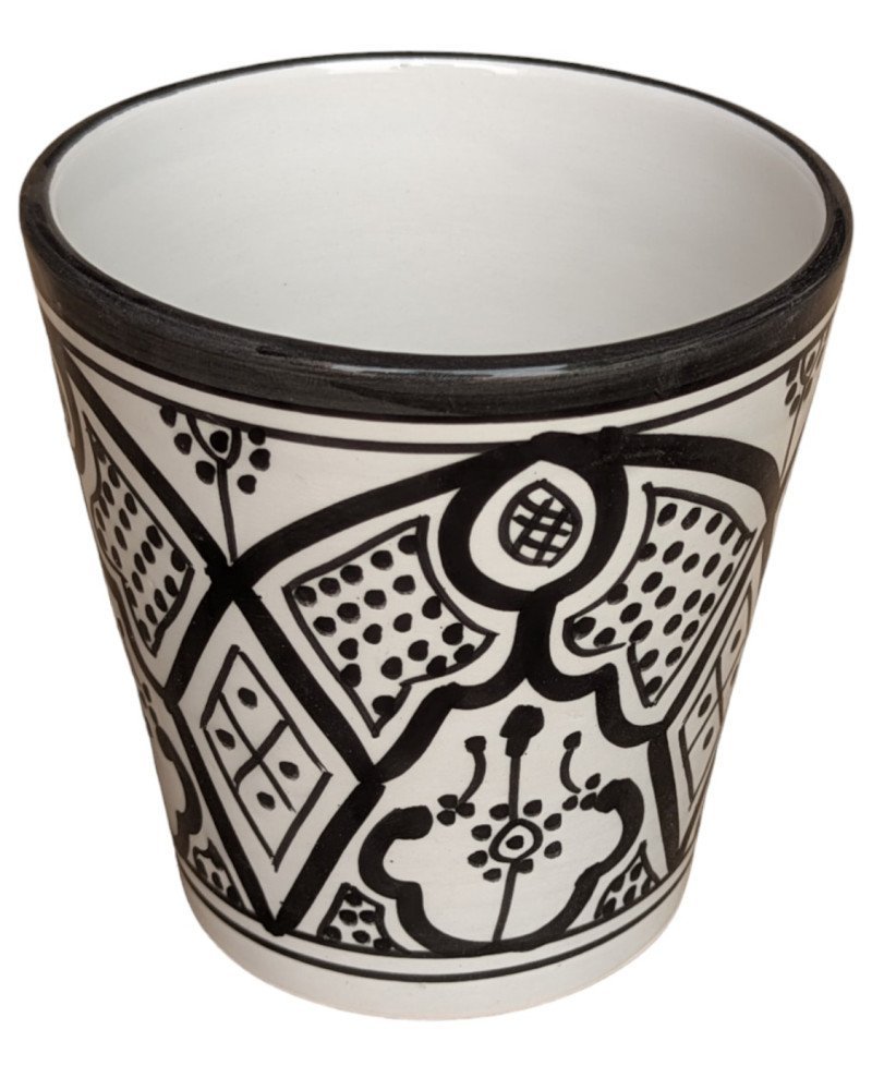 Små Blomkruka Svart 13cm