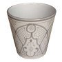Mellan Blomkruka Mönstrade Grå 16cm