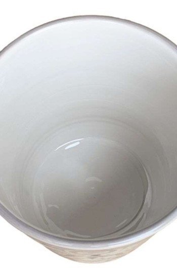 Mellan Blomkruka Mönstrade Grå 16cm Mellan Blomkruka Mönstrade Grå 16cm