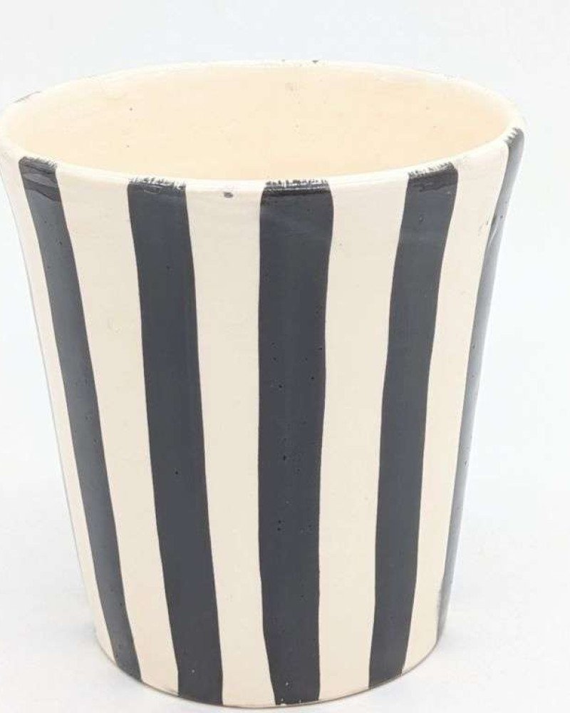 Stor Blomkruka Randig Svart