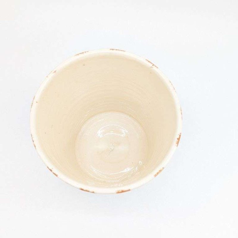 Stor Blomkruka Randig Beige Stor Blomkruka Randig Beige