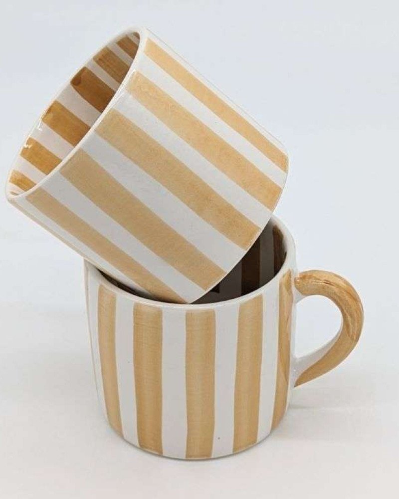 Randig Mugg  -Handtag