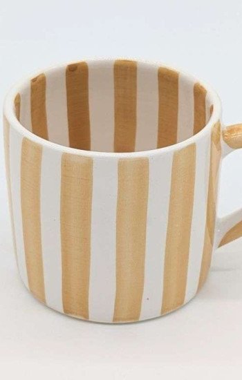 Randig Mugg  -Handtag Randig Mugg  -Handtag