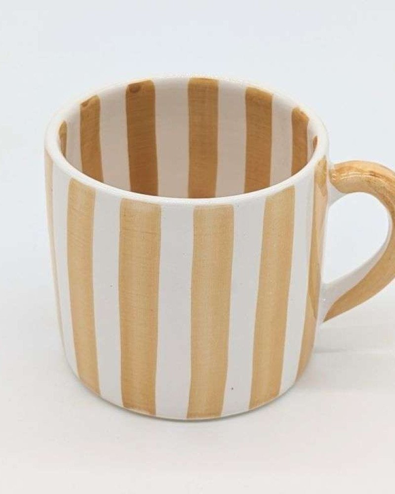 Randig Mugg  -Handtag