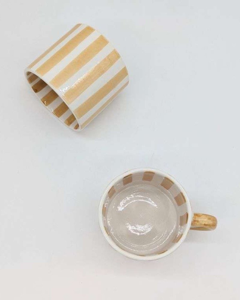 Randig Mugg  -Handtag