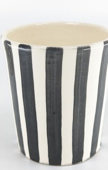 Mellan Blomkruka Randig Svart Mellan Blomkruka Randig Svart