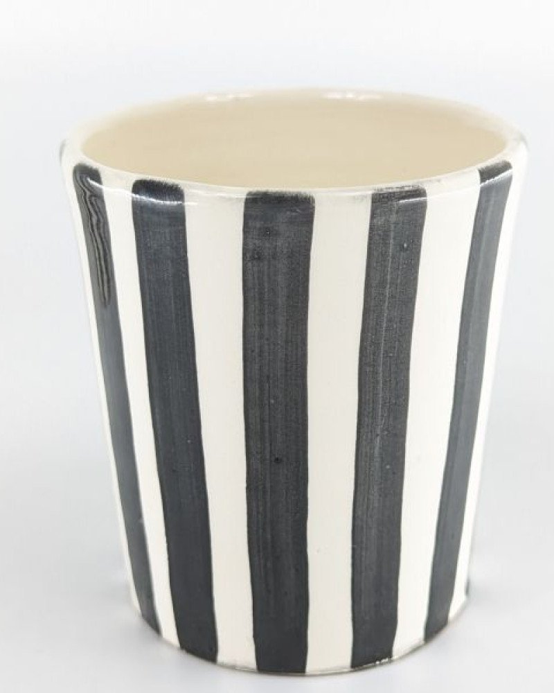 Mellan Blomkruka Randig Svart