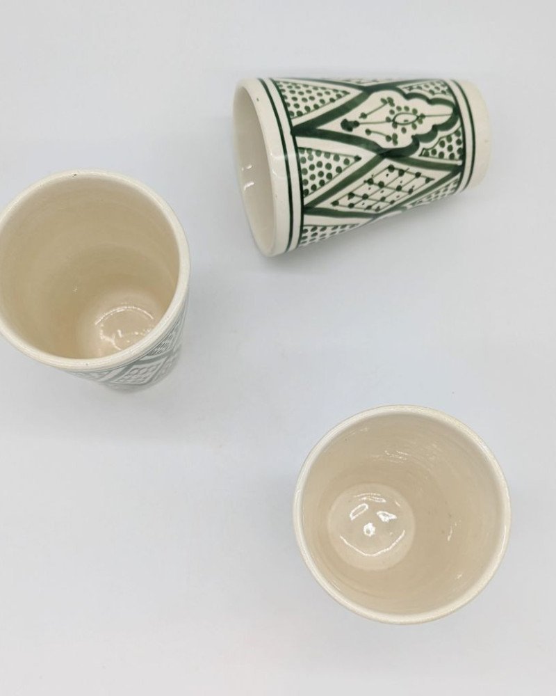 Stor keramik Mugg Mönstrade