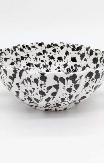 Skål med handtag -svart Skål med handtag -svart