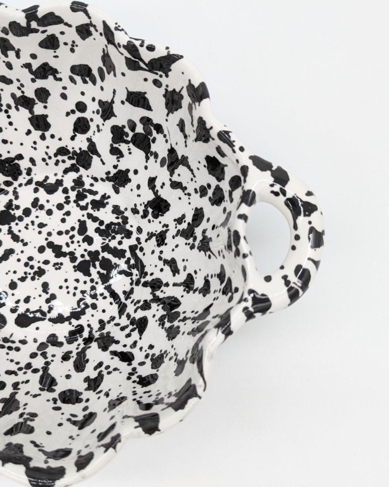 Skål med handtag -svart Skål med handtag -svart