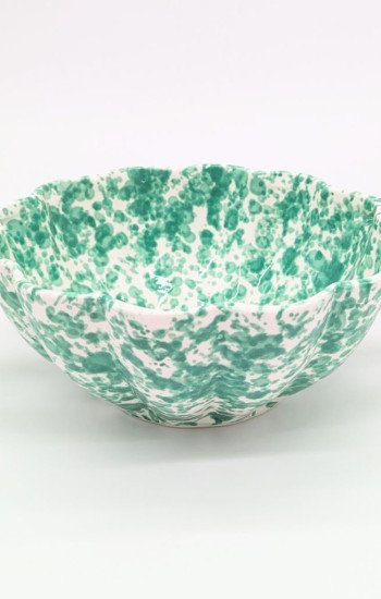 Skål med handtag -Turkos Skål med handtag -Turkos