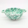 Bowl with handle -turquoise