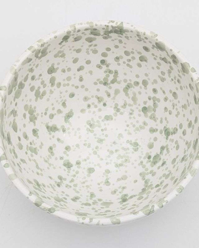 Pistachio- Prickig Keramisk Skål 12,16,20cm Pistachio- Prickig Keramisk Skål 12,16,20cm
