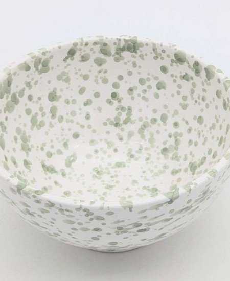 Pistachio- Prickig Keramisk Skål 12,16,20cm
