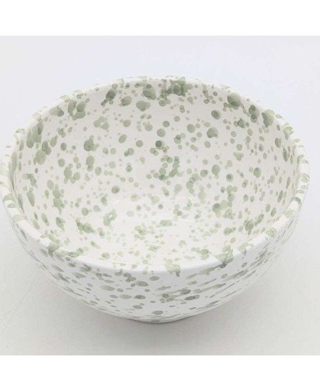 Pistachio- Prickig Keramisk Skål 12,16,20cm