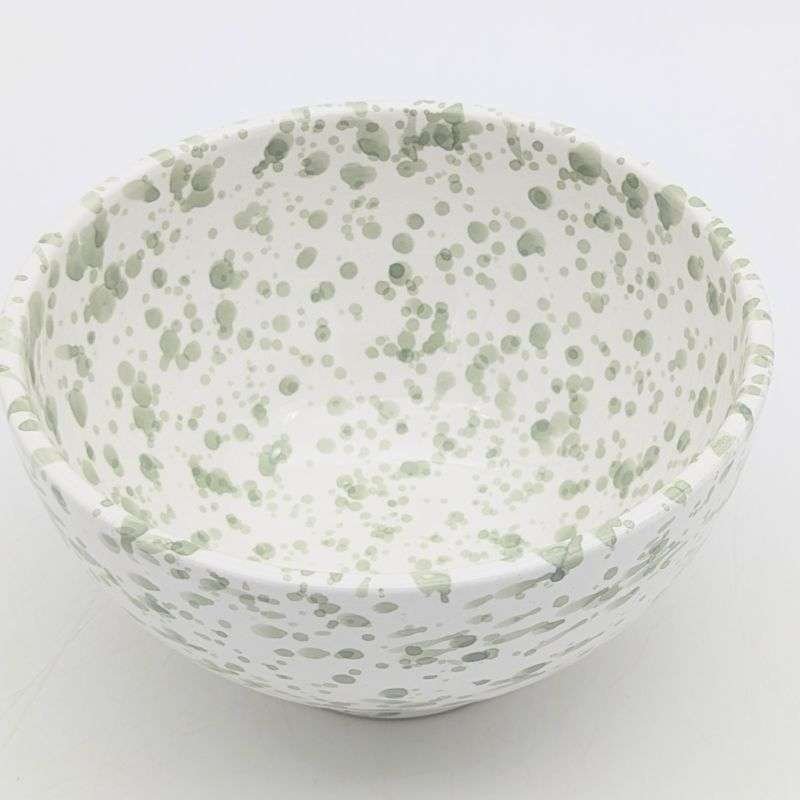 Pistachio- Prickig Keramisk Skål 12,16,20cm