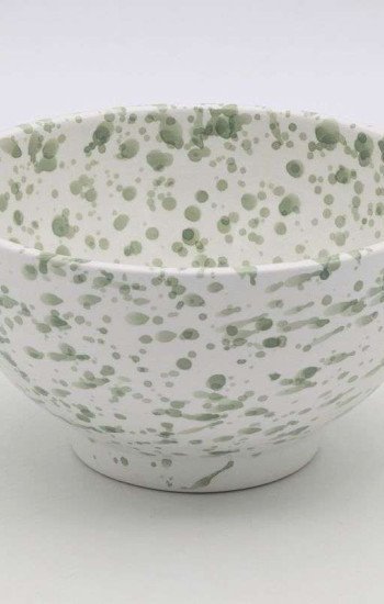 Pistachio- Prickig Keramisk Skål 12,16,20cm Pistachio- Prickig Keramisk Skål 12,16,20cm
