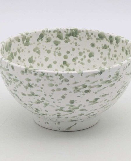 Pistachio- Prickig Keramisk Skål 12,16,20cm Pistachio- Prickig Keramisk Skål 12,16,20cm