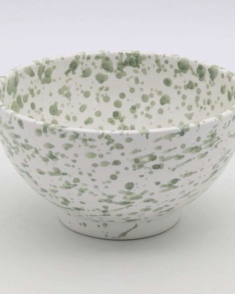 Pistachio- Prickig Keramisk Skål 12,16,20cm Pistachio- Prickig Keramisk Skål 12,16,20cm