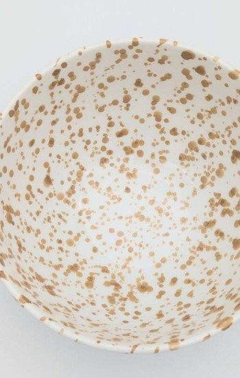 Nougat Prickig Keramik Skål 12,16,20cm Nougat Prickig Keramik Skål 12,16,20cm