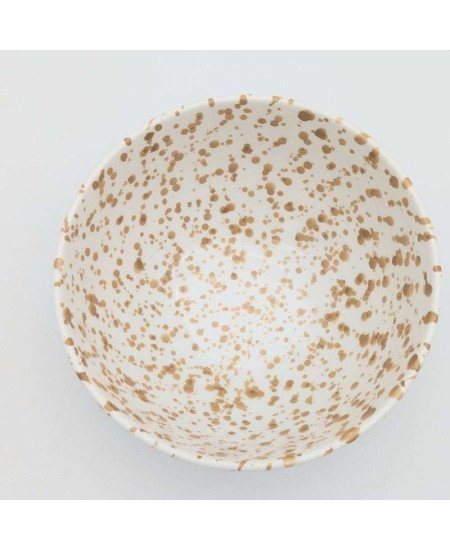 Nougat Prickig Keramik Skål 12,16,20cm