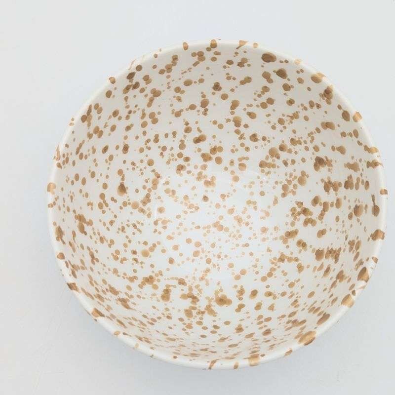 Nougat Prickig Keramik Skål 12,16,20cm