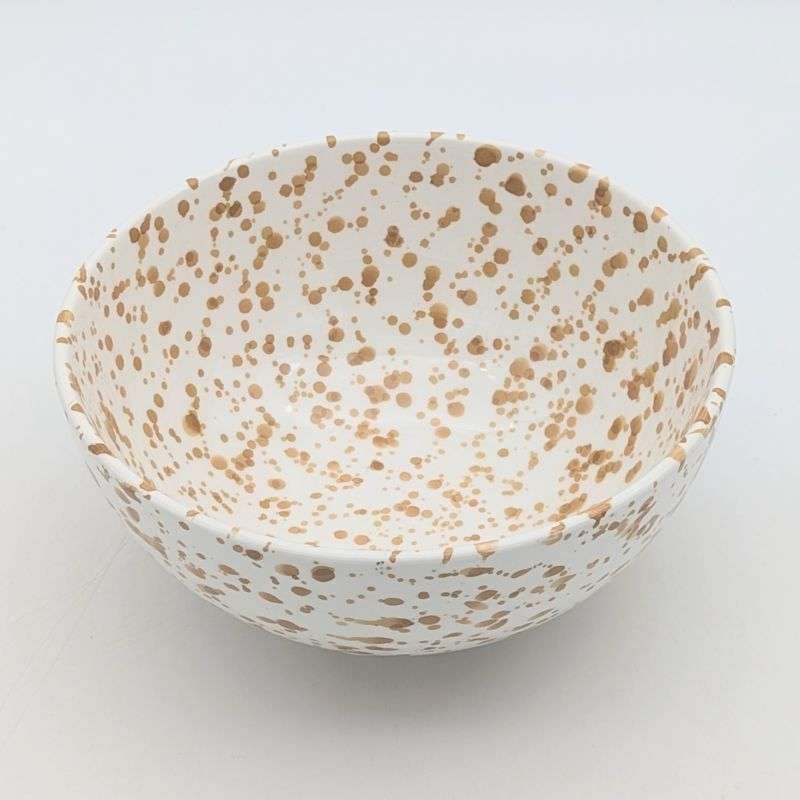 Nougat Prickig Keramik Skål 12,16,20cm