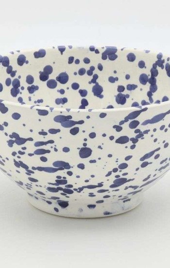 blå prickig keramisk skål 12,16,20cm blå prickig keramisk skål 12,16,20cm