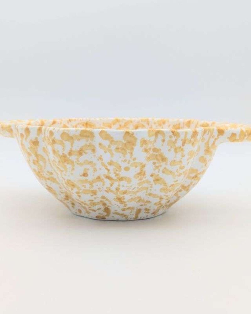 Skål med handtag -Gul Skål med handtag -Gul