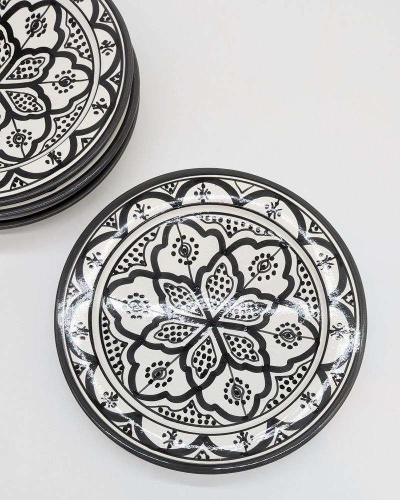 Keramik Fat Svartvit-22,27,35,40 cm Keramik Fat Svartvit-22,27,35,40 cm