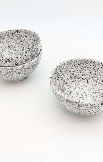 keramik skål Prickig -18cm keramik skål Prickig -18cm