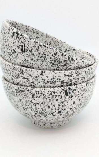 keramik skål Prickig -15cm keramik skål Prickig -15cm