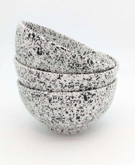 keramik skål Prickig -18cm keramik skål Prickig -18cm