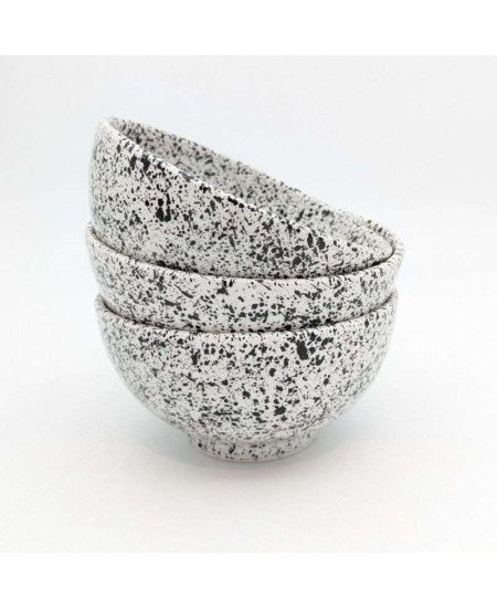 keramik skål Prickig -15cm