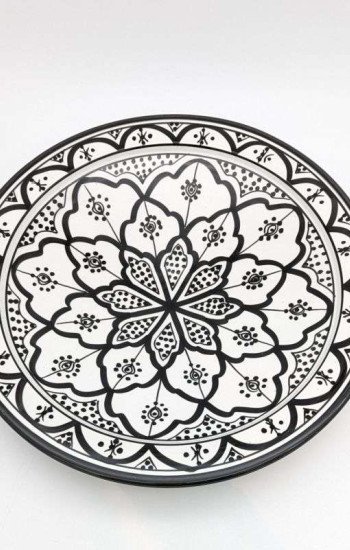 Keramik Fat Svartvit-22,27,35,40 cm Keramik Fat Svartvit-22,27,35,40 cm