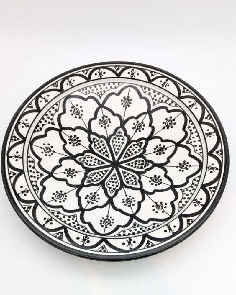 Keramik Fat Svartvit-22,27,35,40 cm Keramik Fat Svartvit-22,27,35,40 cm