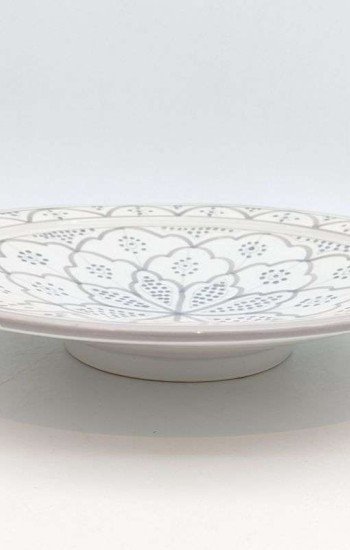 Keramik Fat Gråvit-22,27,35,40 cm Keramik Fat Gråvit-22,27,35,40 cm