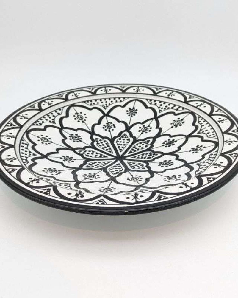 Keramik Fat Svartvit-22,27,35,40 cm Keramik Fat Svartvit-22,27,35,40 cm