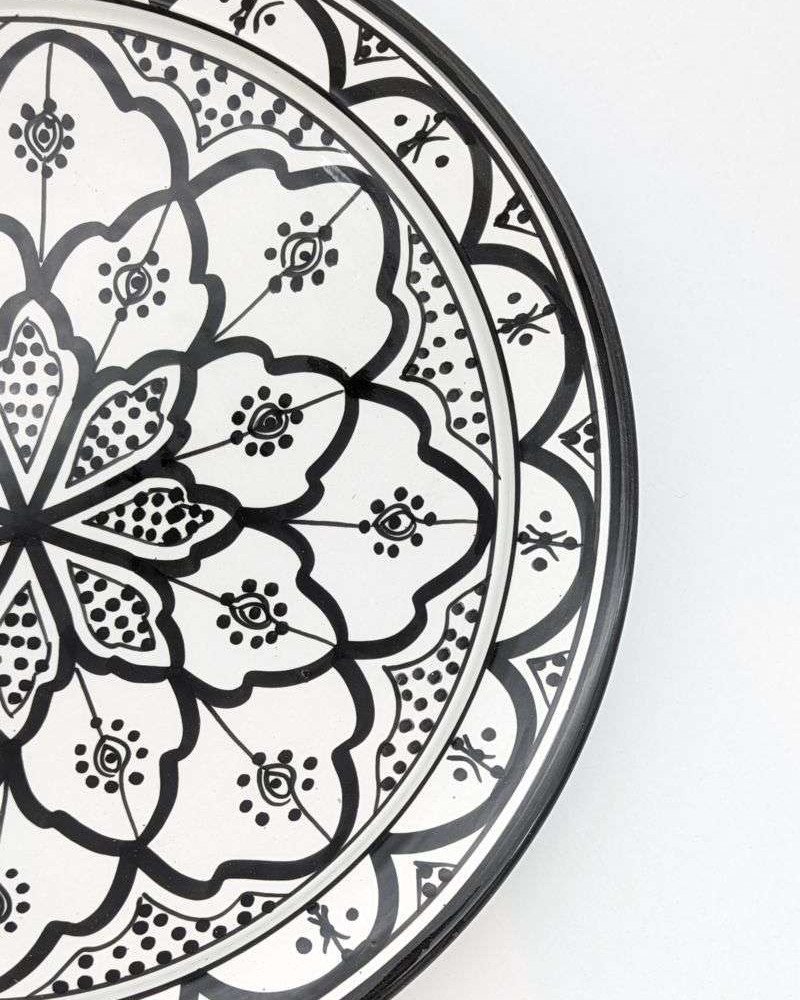 Keramik Fat Svartvit-22,27,35,40 cm Keramik Fat Svartvit-22,27,35,40 cm