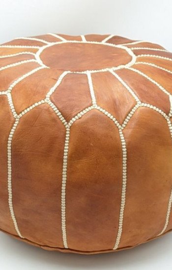 Sittpuff -Marockansk skinnpuff Cognac Sittpuff -Marockansk skinnpuff Cognac